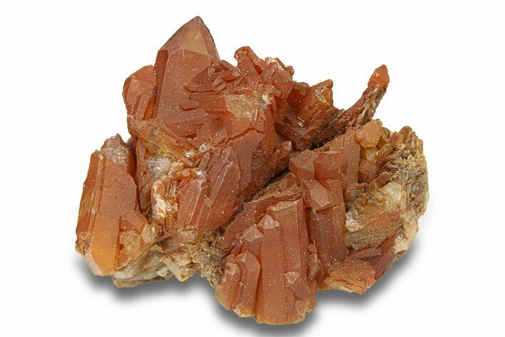 Tangerine Quartz Crystal Cluster - Brazil #289743